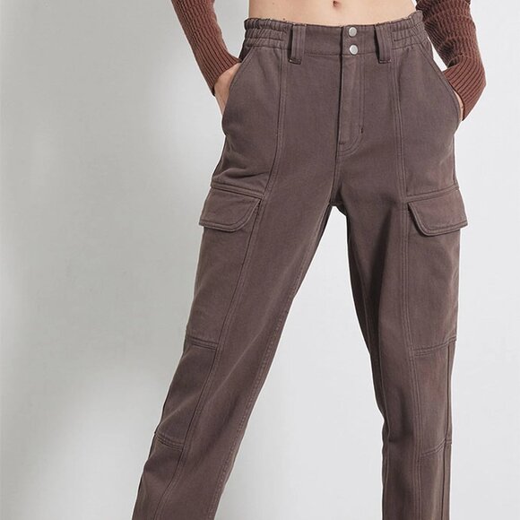 Pacsun Brownie Utility Cargo Pants Relaxed Fit Y2K Style Dusty Purple Small - Picture 7 of 9